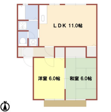 物件間取画像