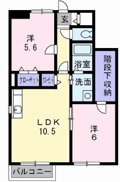 物件間取画像