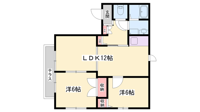 物件間取画像