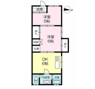 物件間取画像