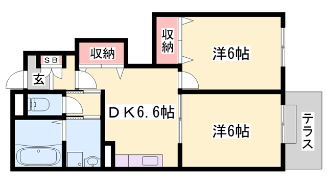 物件間取画像