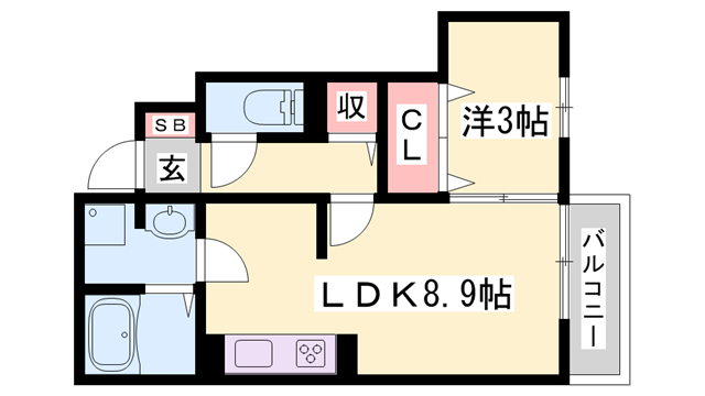 物件間取画像