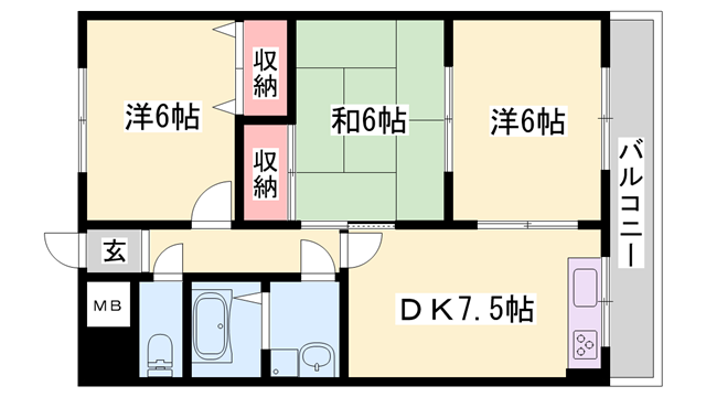 物件間取画像