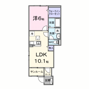 物件間取画像