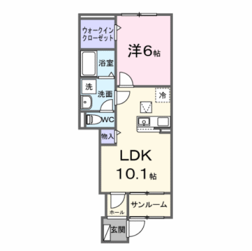 物件間取画像