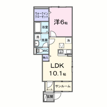 物件間取画像