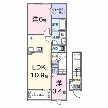 物件間取画像