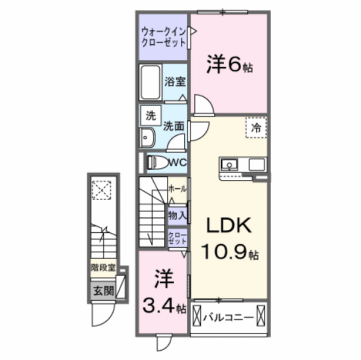 物件間取画像
