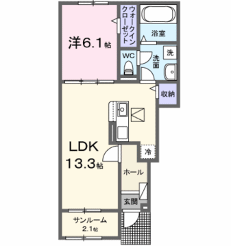 物件間取画像