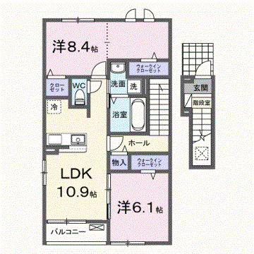 物件間取画像