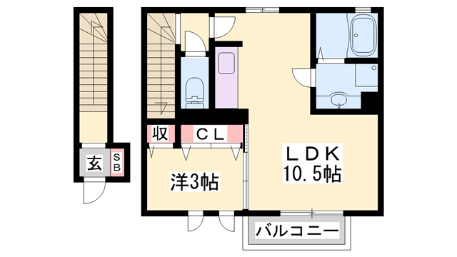 物件間取画像