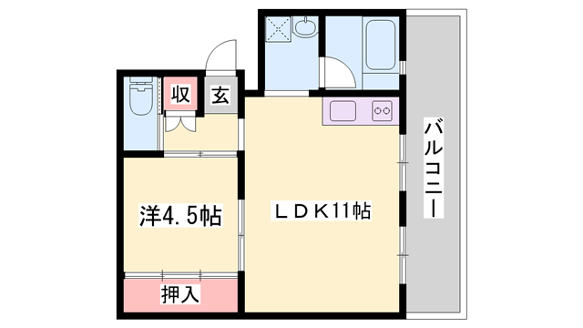 物件間取画像