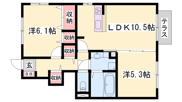 物件間取画像