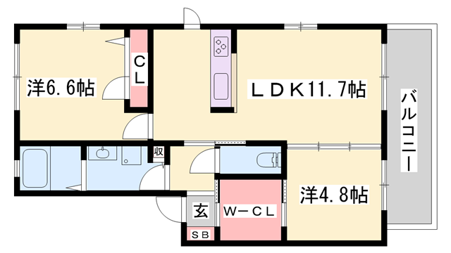 物件間取画像
