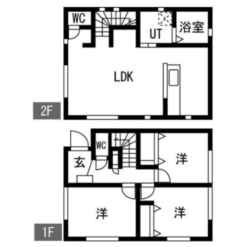 物件間取画像