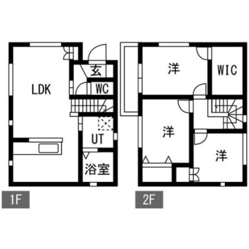物件間取画像
