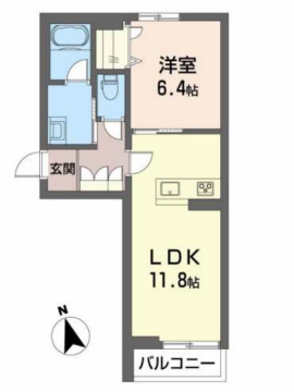 物件間取画像