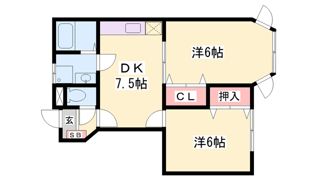 物件間取画像