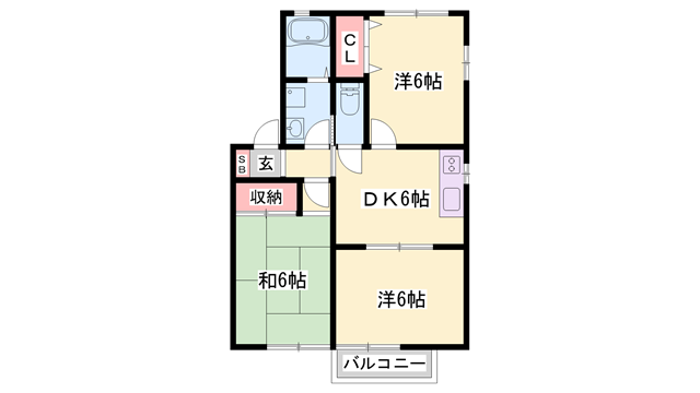 物件間取画像