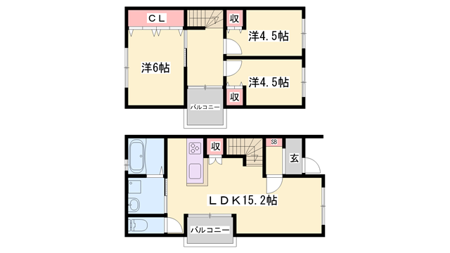 物件間取画像