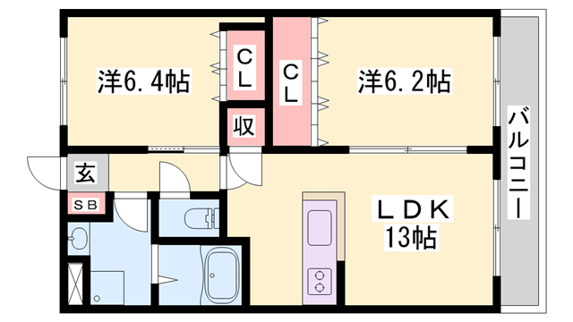 物件間取画像