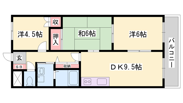 物件間取画像