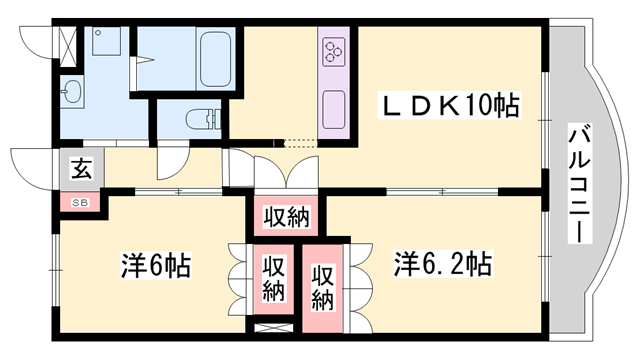 物件間取画像