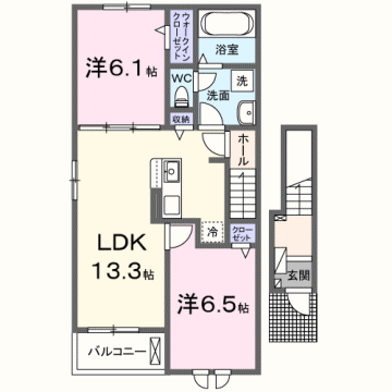 物件間取画像