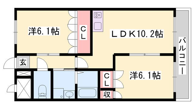 物件間取画像