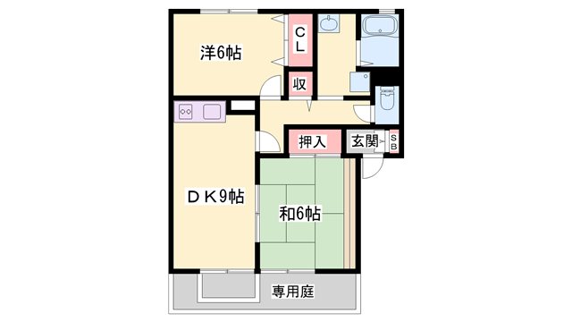 物件間取画像