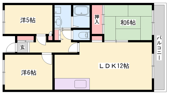 物件間取画像