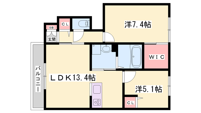物件間取画像