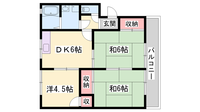 物件間取画像