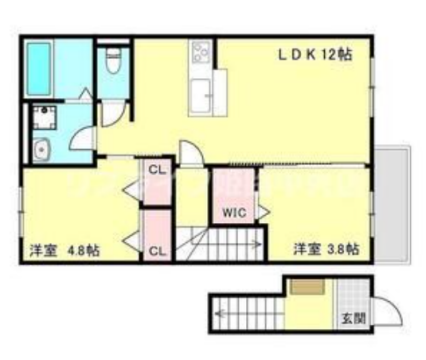 物件間取画像