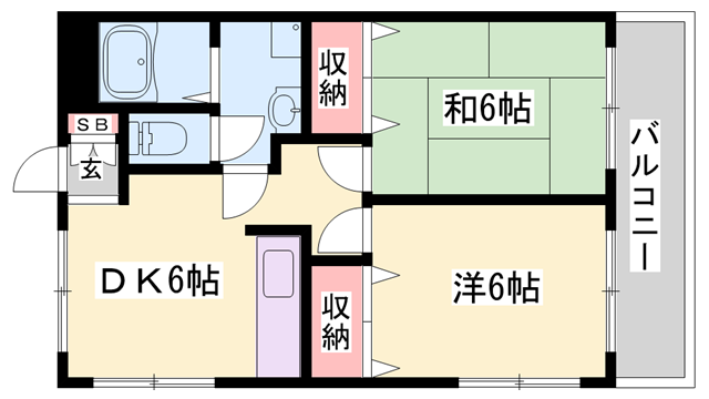 物件間取画像