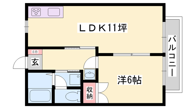 物件間取画像