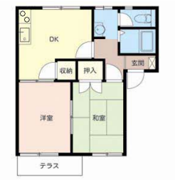 物件間取画像