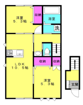 物件間取画像