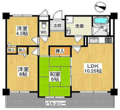 物件間取画像