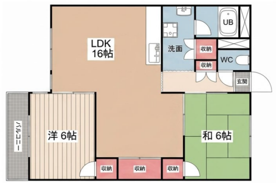 物件間取画像