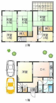 物件間取画像