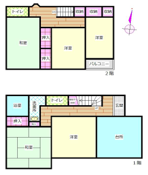 物件間取画像