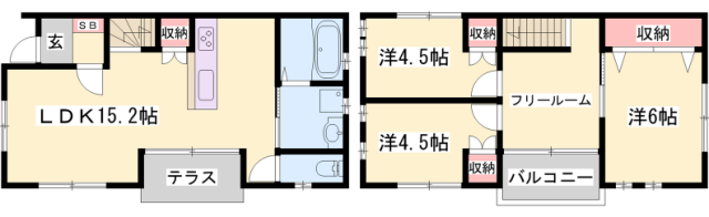 物件間取画像