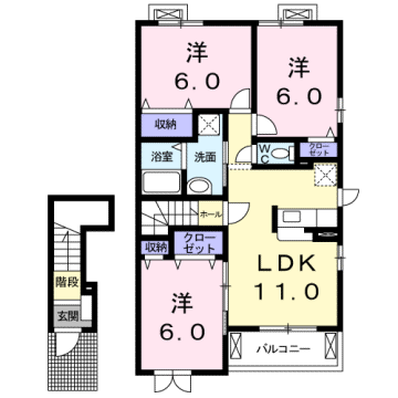 物件間取画像
