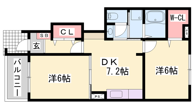 物件間取画像