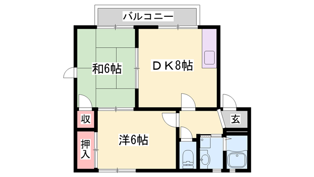 物件間取画像