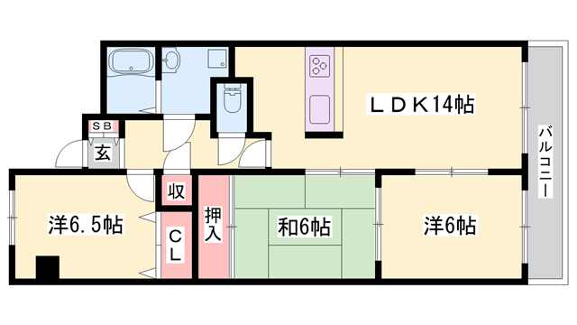 物件間取画像