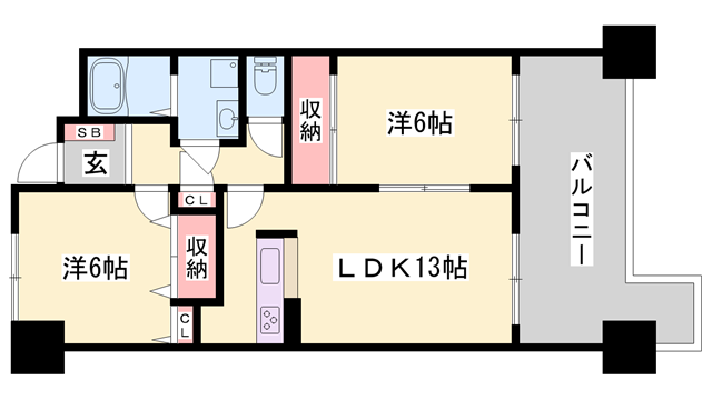 物件間取画像