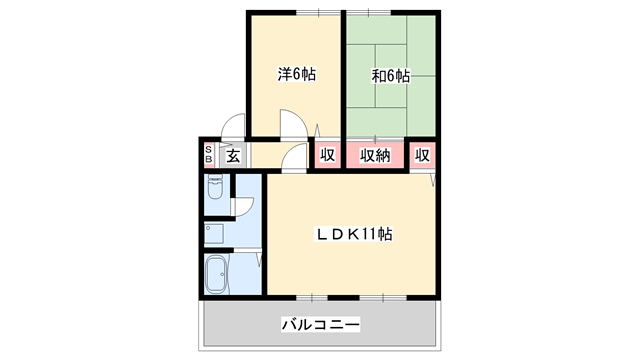 物件間取画像