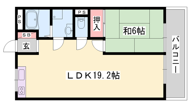 物件間取画像